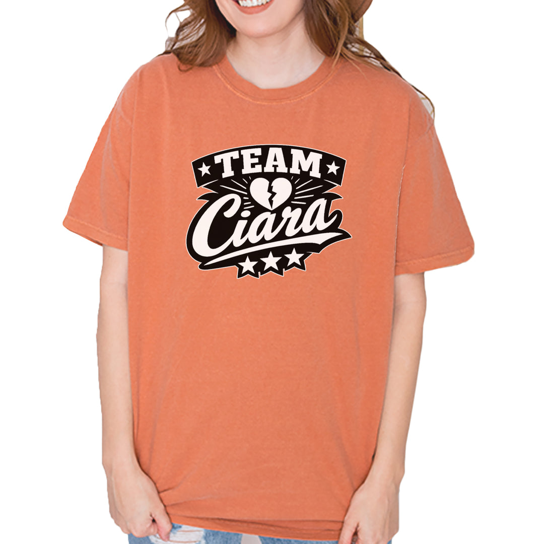 Team Ciara Scamanda Broken Heart Vintage Soft Unisex T-shirt Yam