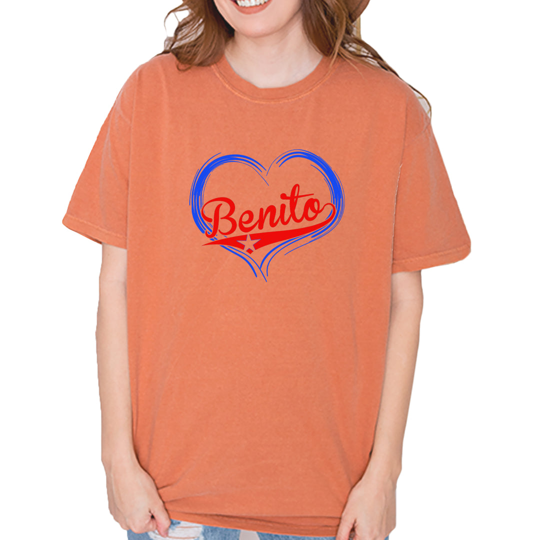 Benito Heart Puerto Rico Vintage Soft Unisex T-shirt Yam