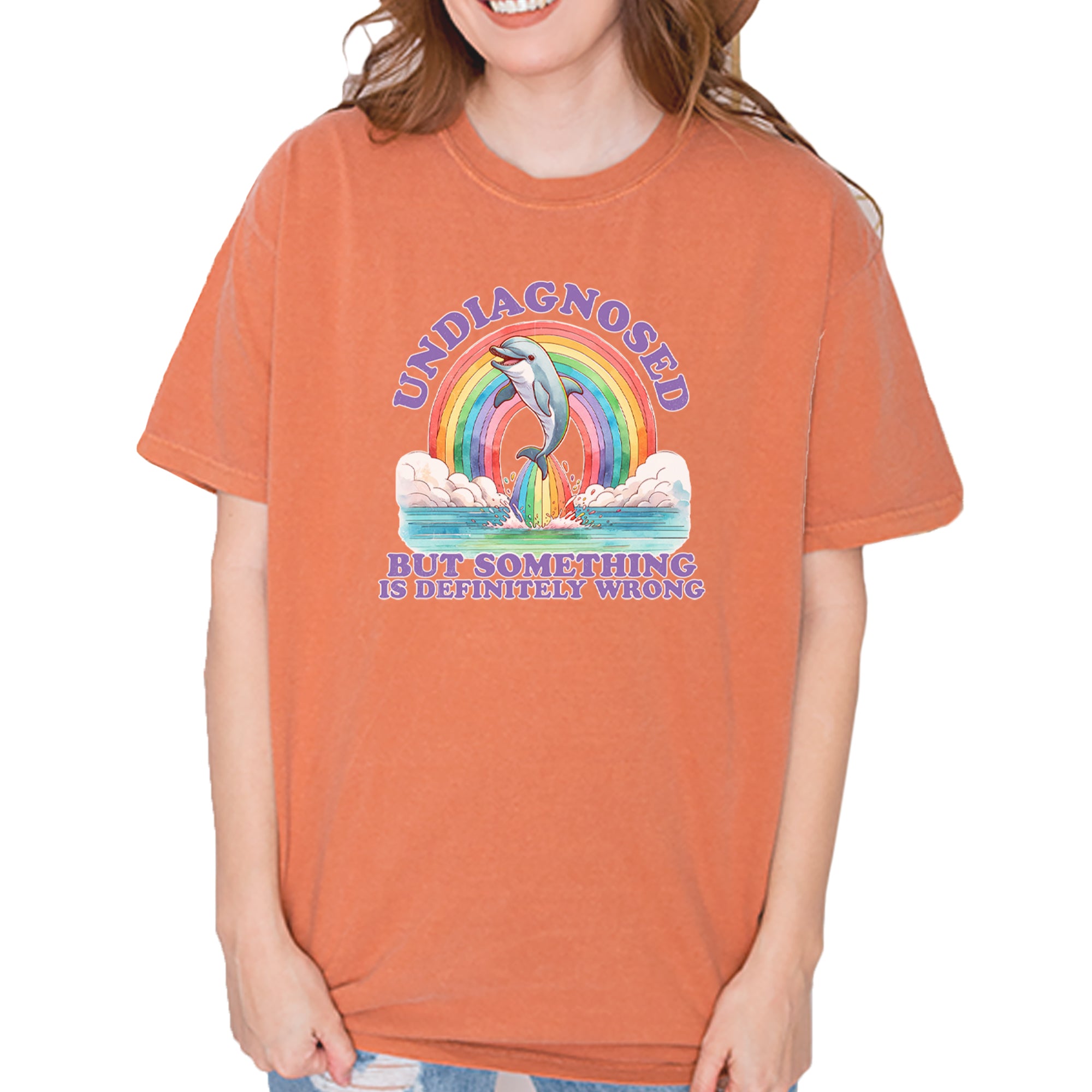 Undiagnosed But Something Is Definitely Wrong Vintage Soft Unisex T-shirt Yam