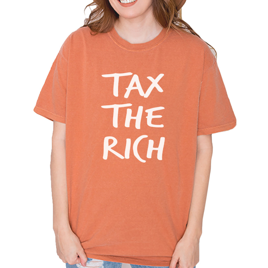 Tax the Rich Protest Wealth Inequality Vintage Soft Unisex T-shirt Yam