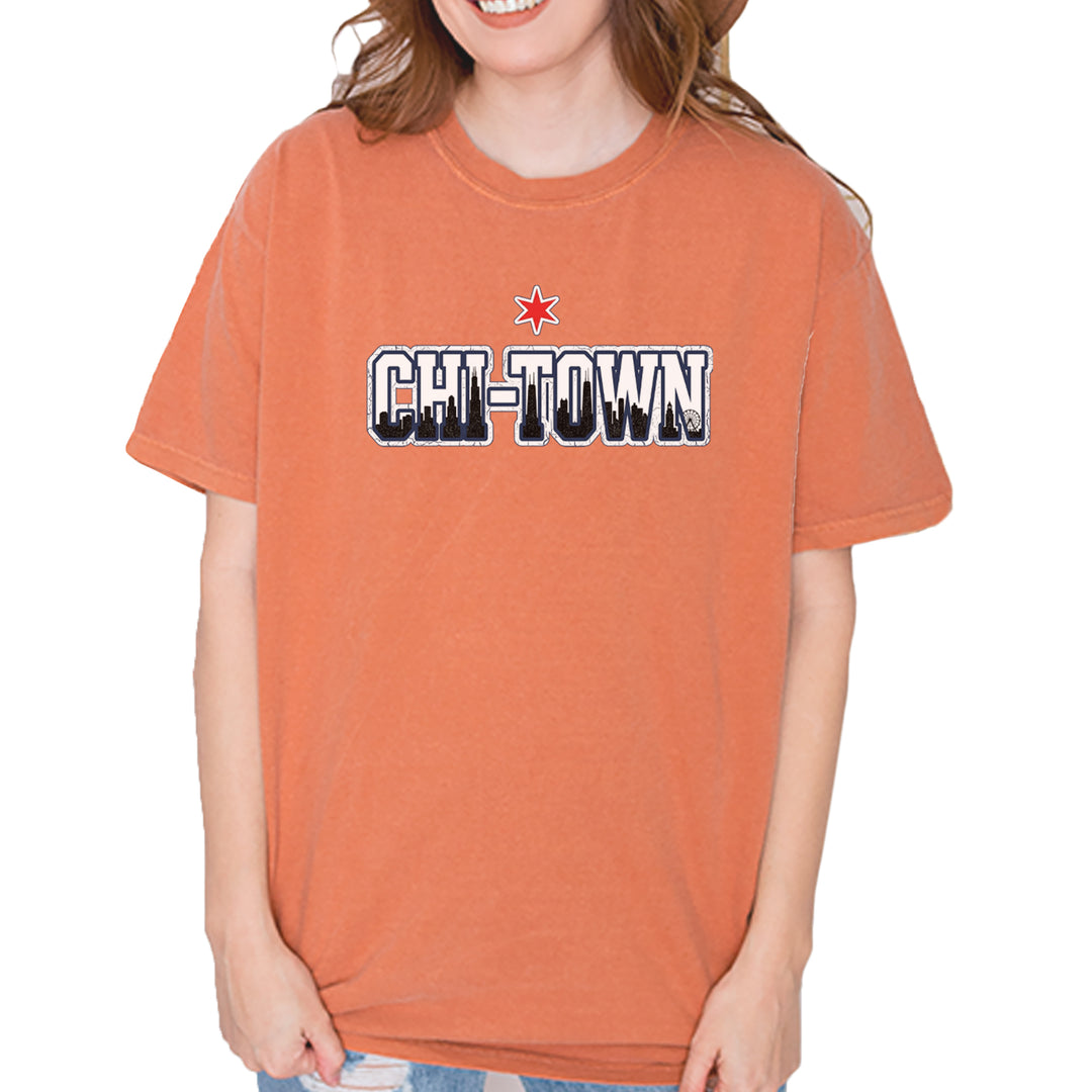Chicago Chi-Town City Pride Vintage Soft Unisex T-shirt Yam