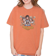 Golden Chain Thug Life Girls Vintage Soft Unisex T-shirt Yam