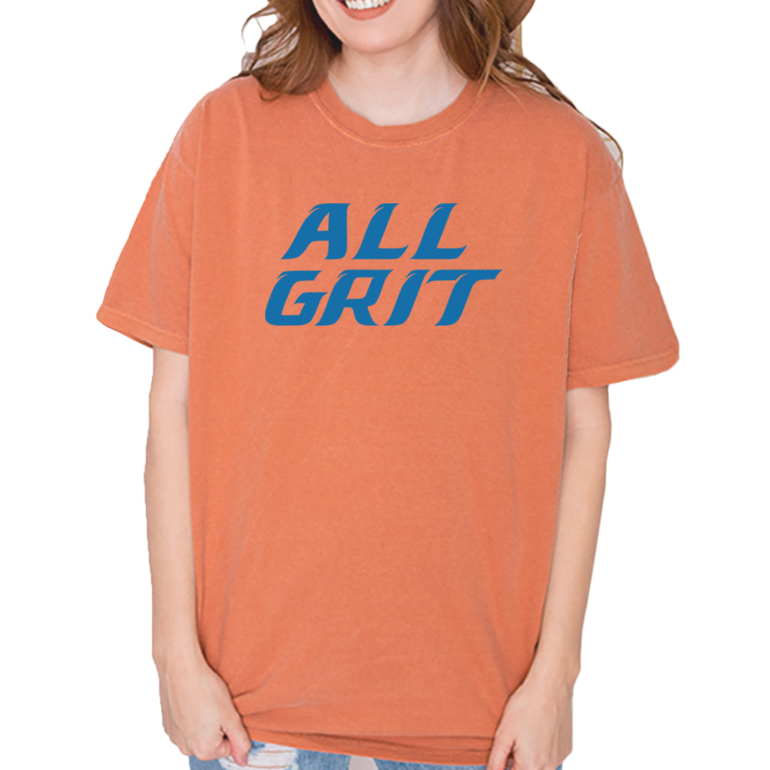 All Grit Detroit Football Vintage Soft Unisex T-shirt Yam