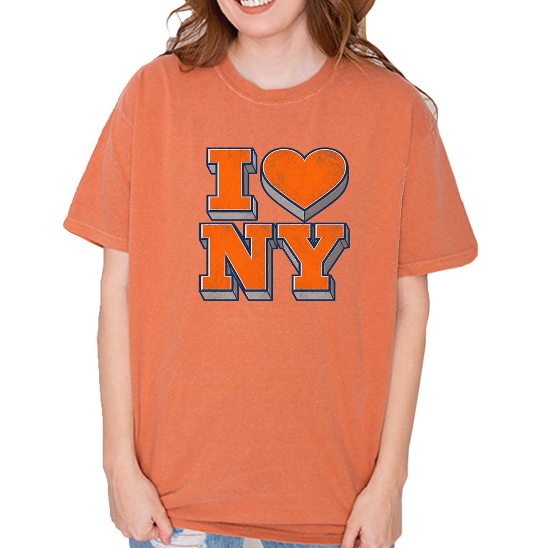 New York City Pride Heart Vintage Soft Unisex T-shirt Yam