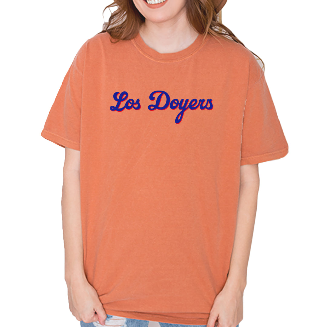 Los Doyers LA Baseball Vintage Soft Unisex T-shirt Yam