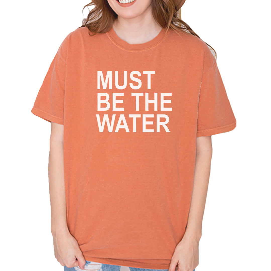 Must Be The Water Funny Racing Meme Vintage Soft Unisex T-shirt Yam