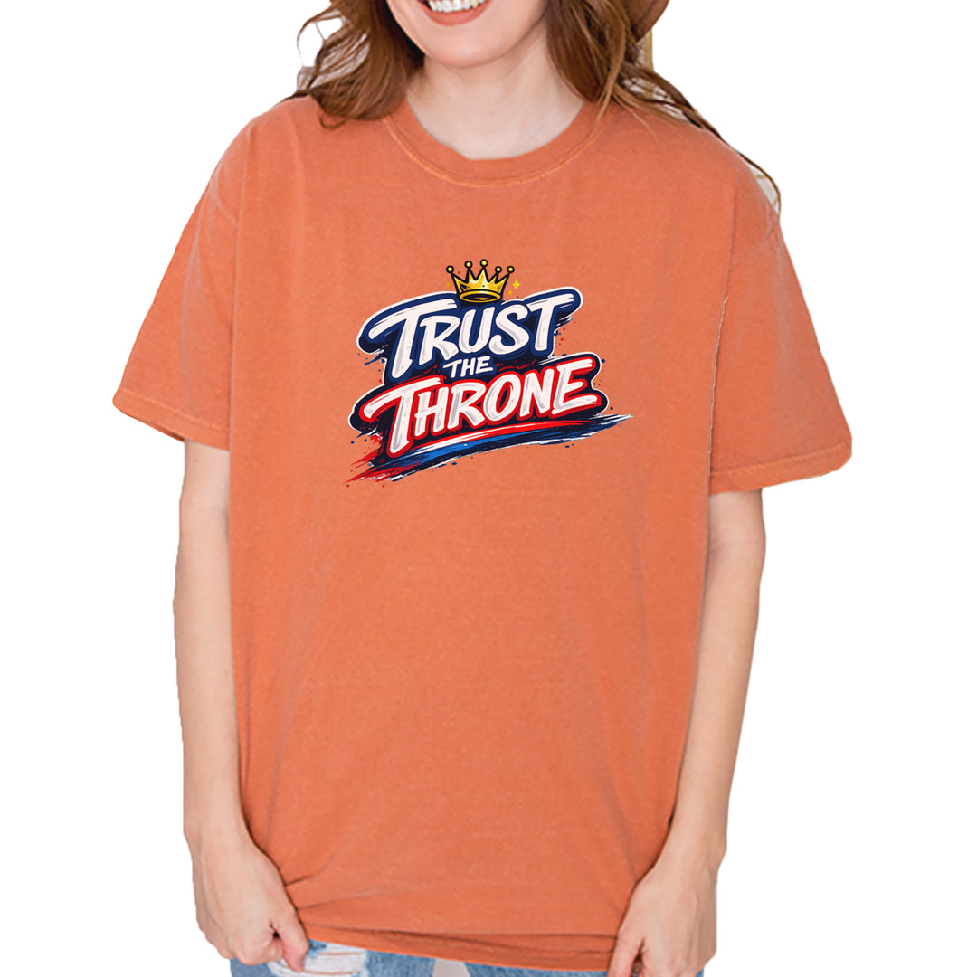 Trust The Throne Crown Philly Hoops Vintage Soft Unisex T-shirt Yam