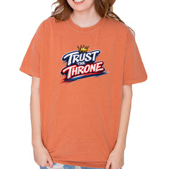 Trust The Throne Crown Philly Hoops Vintage Soft Unisex T-shirt Yam