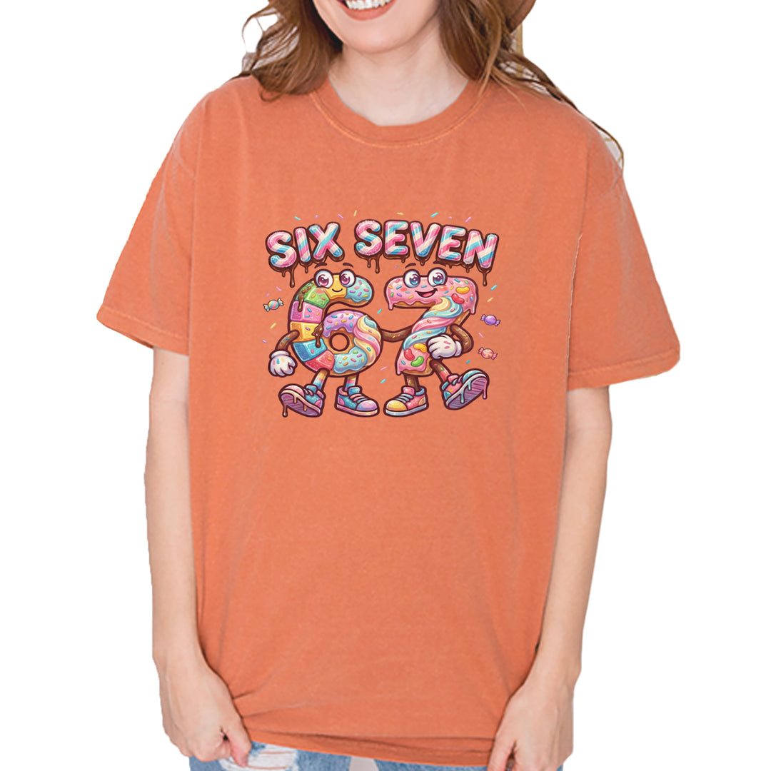 67 Candy Swirl Meme Vintage Soft Unisex T-shirt Yam