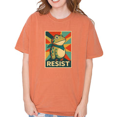 Resist Portland Protest Frog Vintage Soft Unisex T-shirt Yam