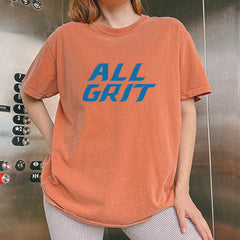 All Grit Detroit Football Vintage Soft Unisex T-shirt 