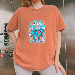 67 Brainrot Meme Slang Vintage Soft Unisex T-shirt 