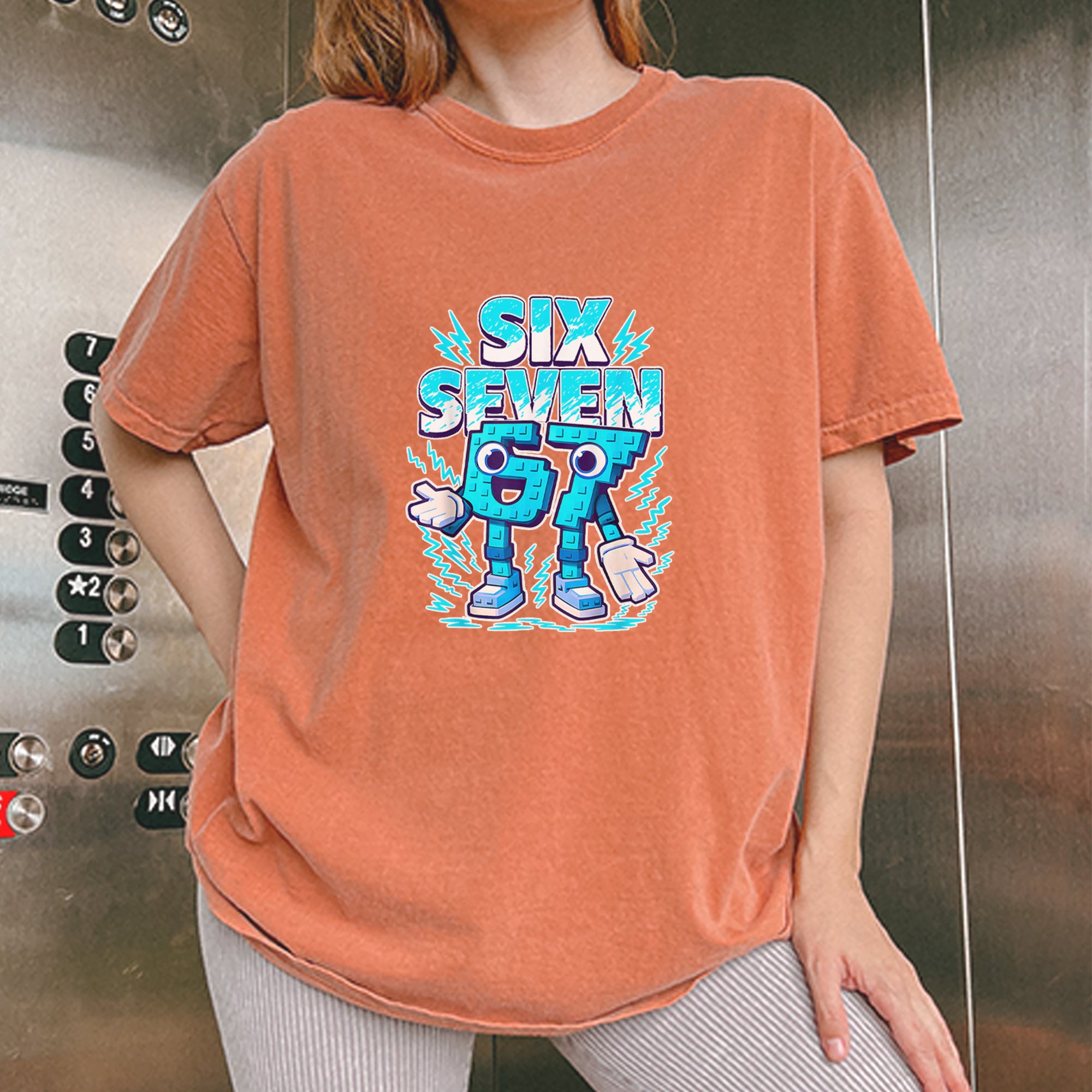 67 Brainrot Meme Slang Vintage Soft Unisex T-shirt 