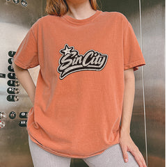 Sin City Vegas Retro Vintage Vintage Soft Unisex T-shirt 