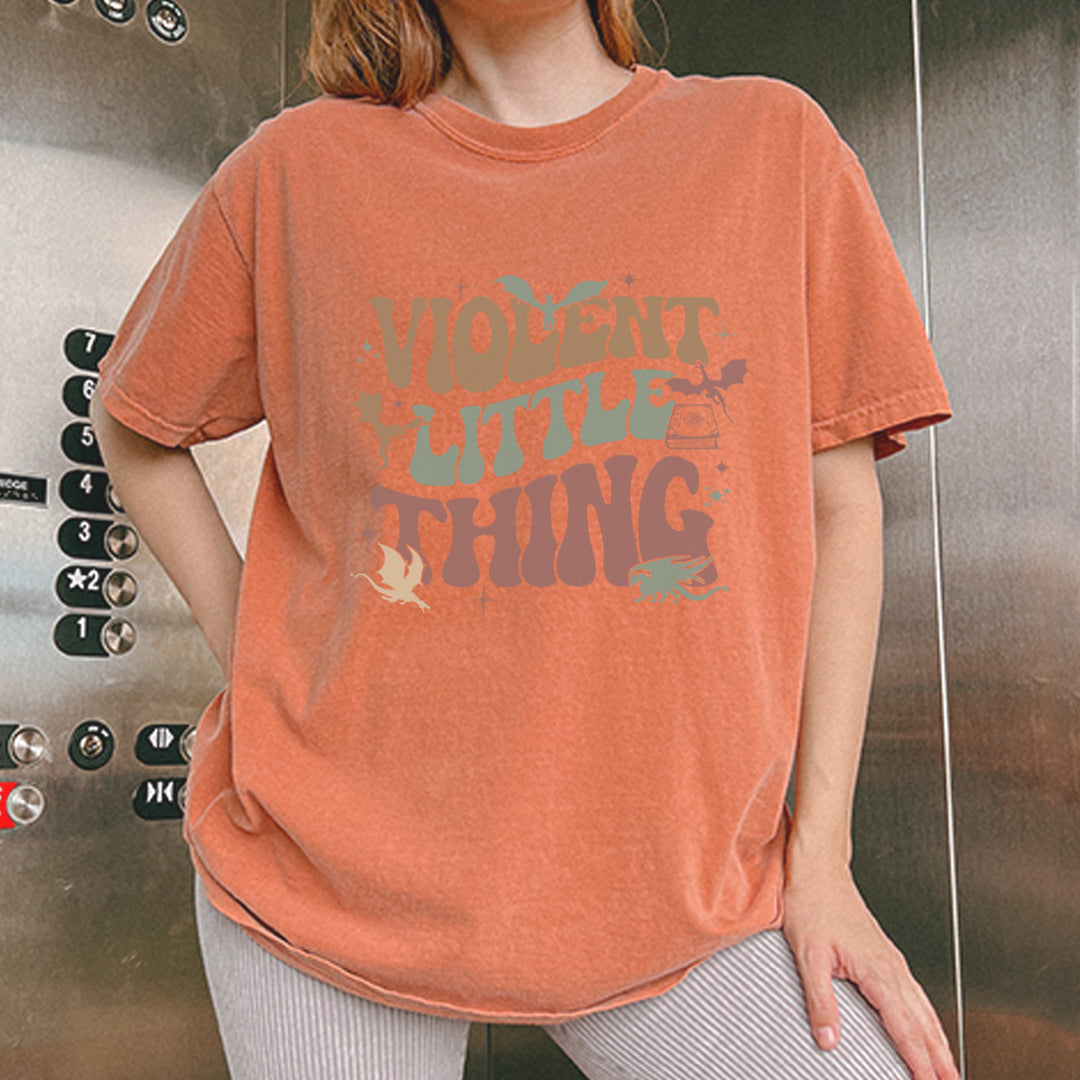 Violent Little Thing Dragon Vintage Soft Unisex T-shirt 