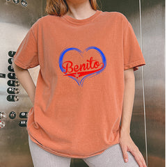 Benito Heart Puerto Rico Vintage Soft Unisex T-shirt 