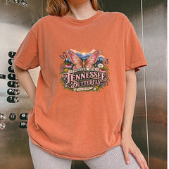 Forever Our Tennessee Butterfly Dolly Vintage Soft Unisex T-shirt 