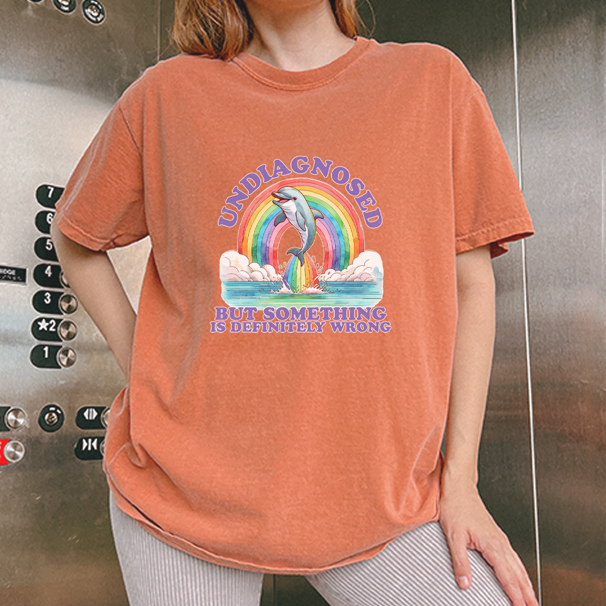 Undiagnosed But Something Is Definitely Wrong Vintage Soft Unisex T-shirt 