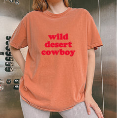 Wild Desert Cowboy Country Vintage Soft Unisex T-shirt 