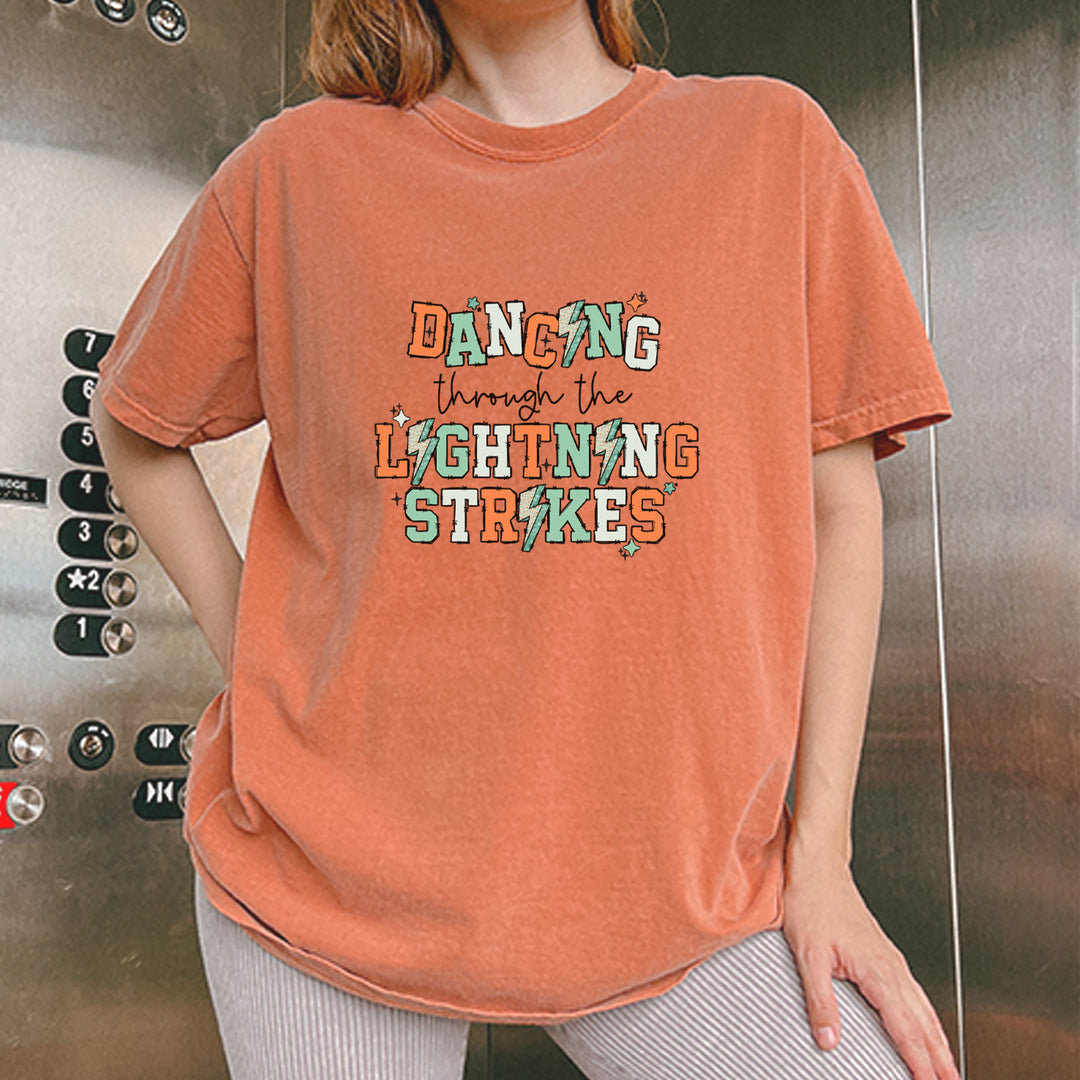 Dancing Through The Lightning Strikes Vintage Soft Unisex T-shirt 