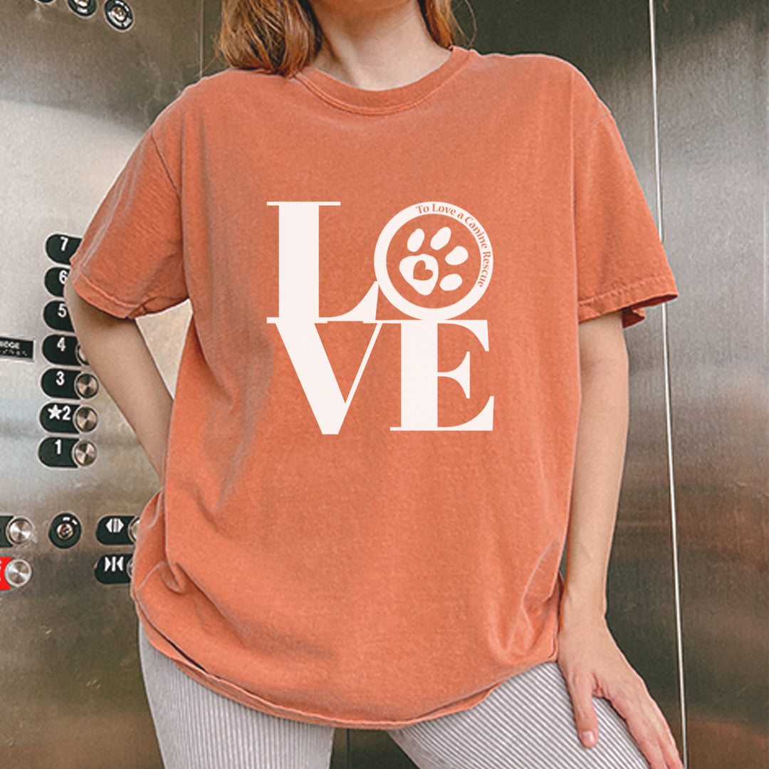 TLC LOVE Dog Rescue Vintage Soft Unisex T-shirt 