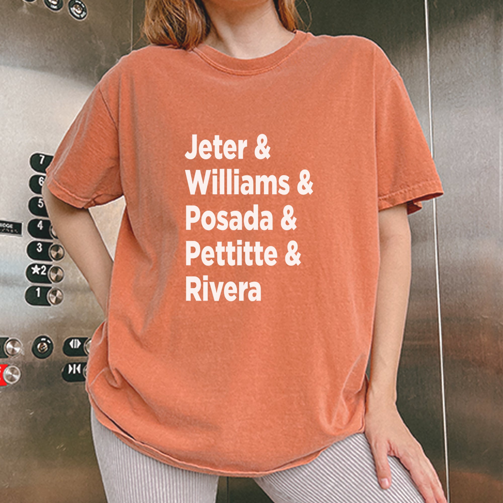 Jeter & Williams & Posada & Pettitte & Rivera Vintage Soft Unisex T-shirt 