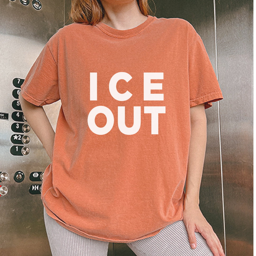 Ice Out Protest Vintage Soft Unisex T-shirt 