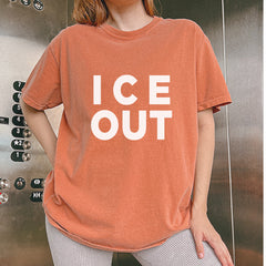 Ice Out Protest Vintage Soft Unisex T-shirt 