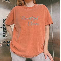 Beautiful Chaos Glitter Music Festival Vintage Soft Unisex T-shirt 