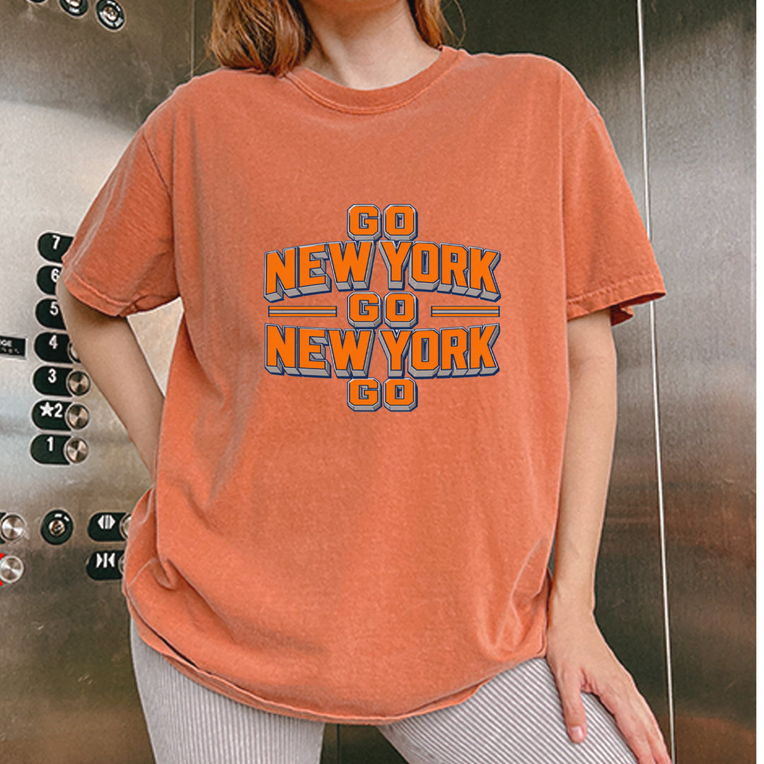 Go New York Go Basketball Vintage Soft Unisex T-shirt 