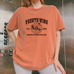 Fourth Wing Basgiath War College Vintage Soft Unisex T-shirt