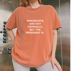 Immigrants Are Not Criminals Vintage Soft Unisex T-shirt 