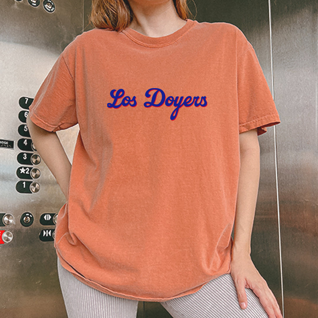 Los Doyers LA Baseball Vintage Soft Unisex T-shirt 