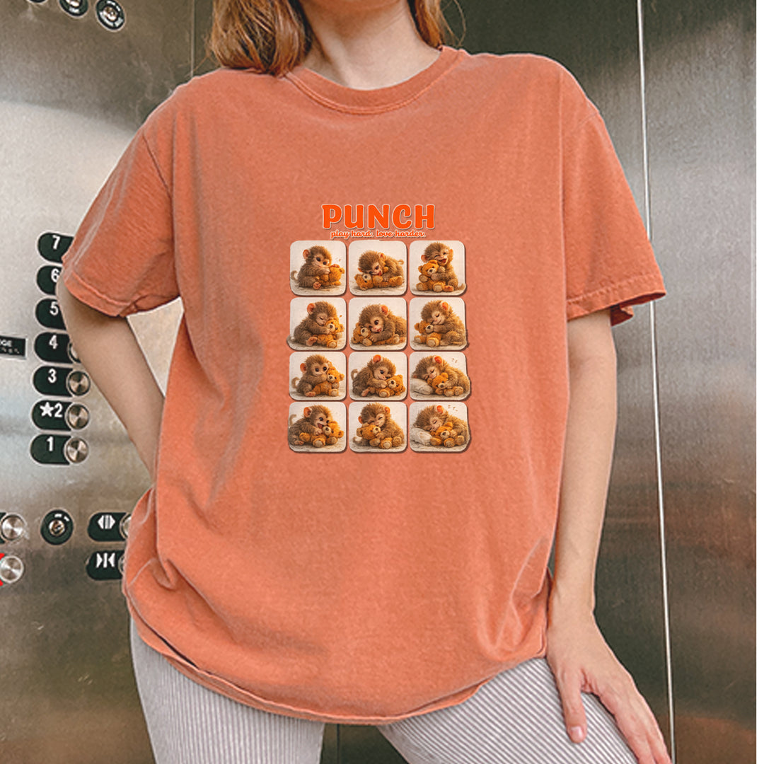 Punch Play Hard Love Harder Vintage Soft Unisex T-shirt 