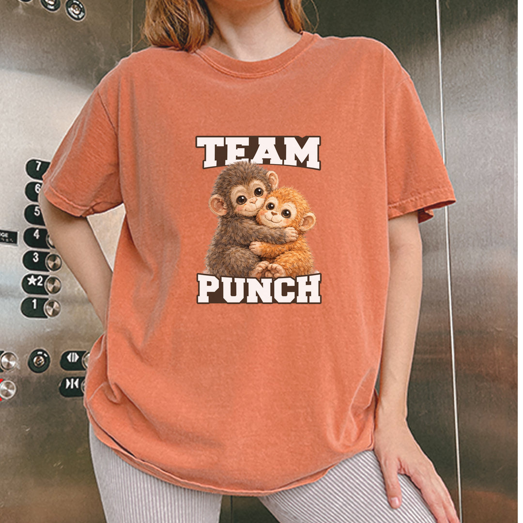 Team Punch Panchi-kun Monkey Vintage Soft Unisex T-shirt 