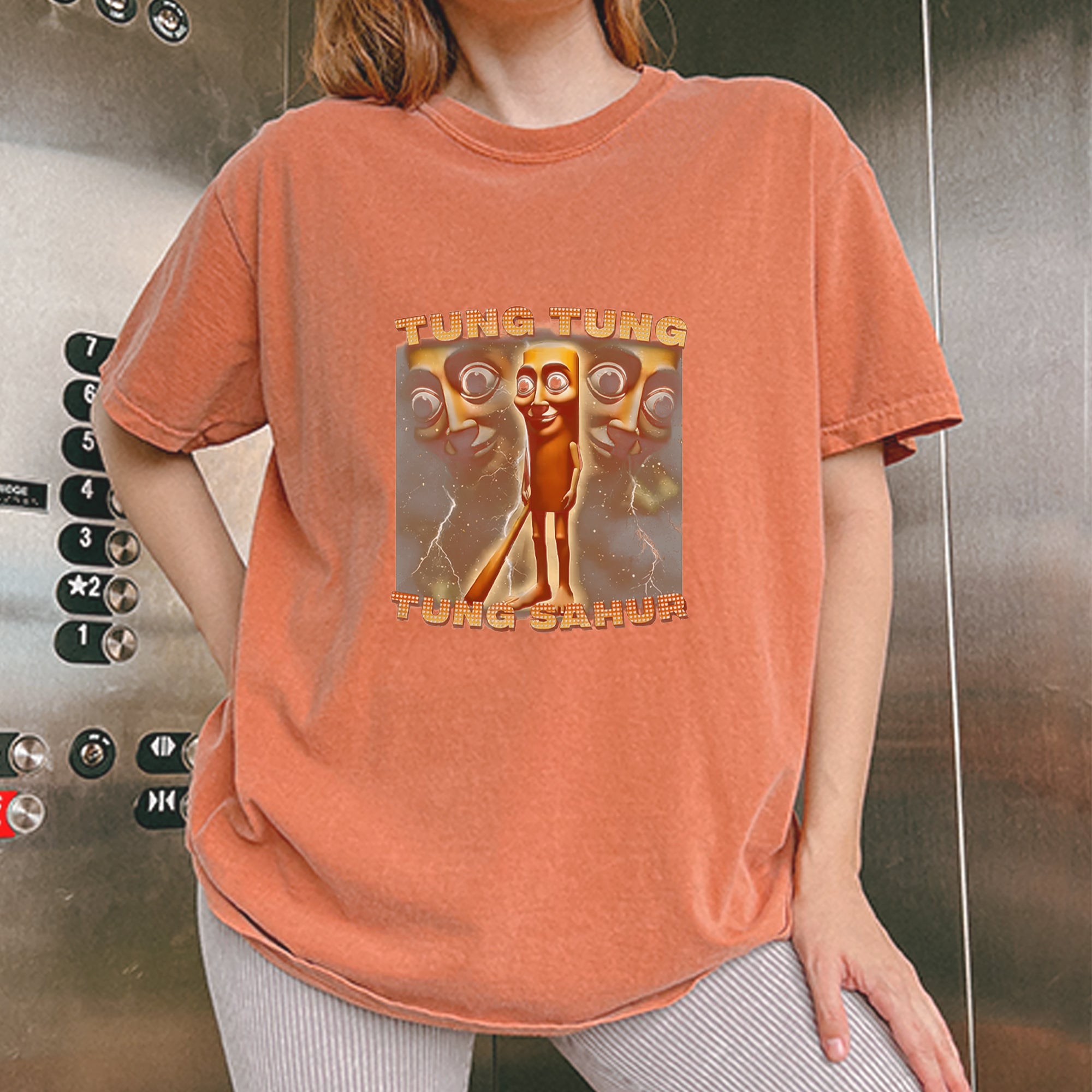 Tung Tung Tung Sahur Enforcer Vintage Soft Unisex T-shirt 