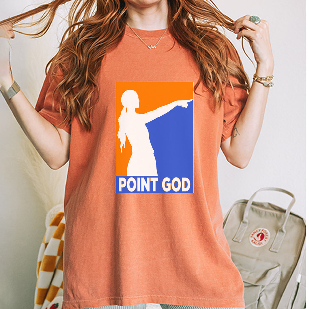 Point God Cunningham Basketball Pointing Meme  Vintage Soft Unisex T-shirt 