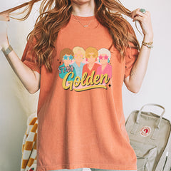 Stay Golden Girls Retro Vintage Soft Unisex T-shirt 