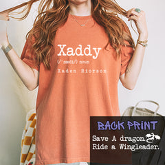 Xaddy Save A Dragon Ride A Wingleader Vintage Soft Unisex T-shirt 