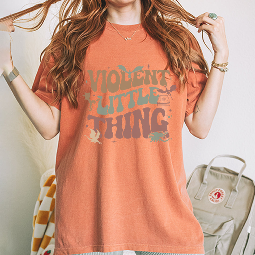 Violent Little Thing Dragon Vintage Soft Unisex T-shirt 