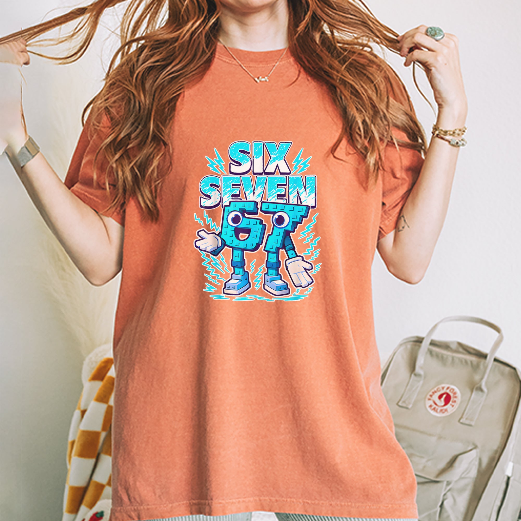 67 Brainrot Meme Slang Vintage Soft Unisex T-shirt 