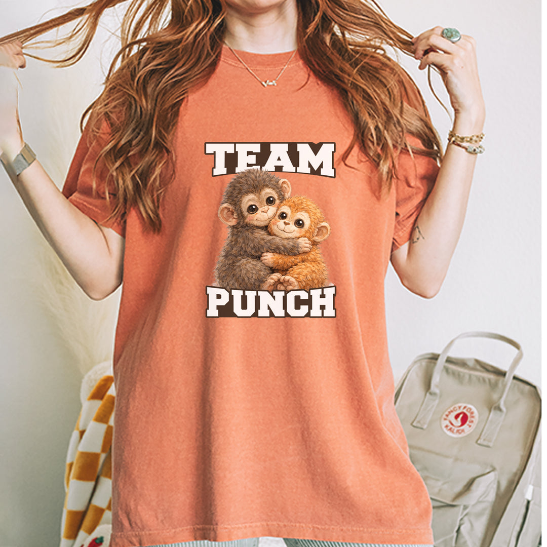 Team Punch Panchi-kun Monkey Vintage Soft Unisex T-shirt 