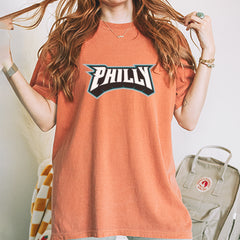 Philly Bold Block Throwback Vintage Soft Unisex T-shirt 
