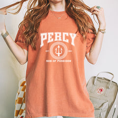 Percy Son Of Poseidon Sea God Vintage Soft Unisex T-shirt 