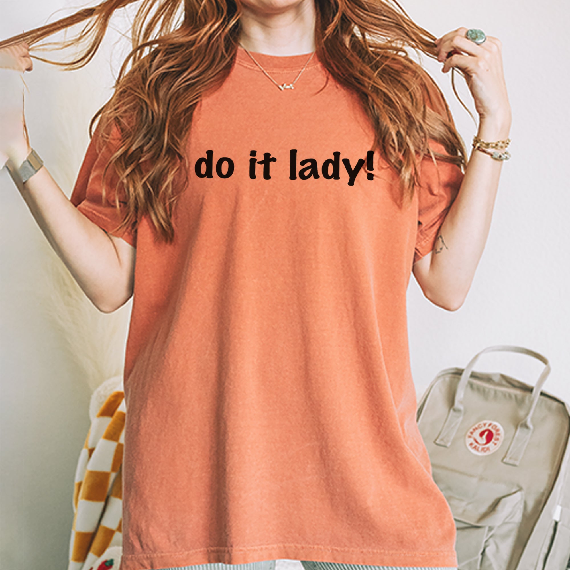 Do It Lady Viral Meme Vintage Soft Unisex T-shirt 