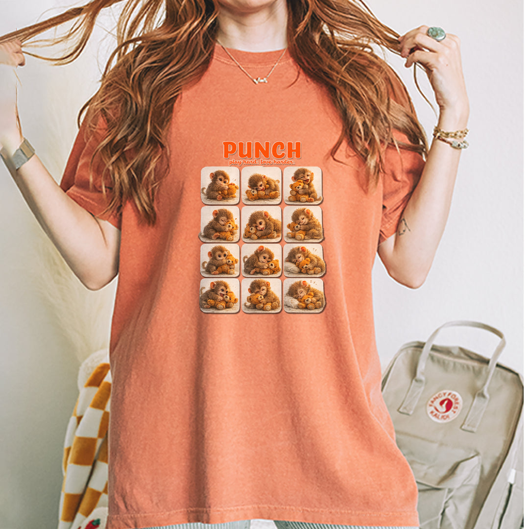 Punch Play Hard Love Harder Vintage Soft Unisex T-shirt 