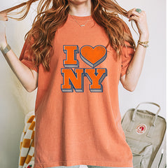 New York City Pride Heart Vintage Soft Unisex T-shirt 