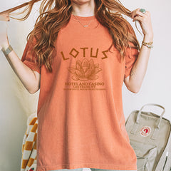 Lotus Hotel and Casino Vintage Soft Unisex T-shirt 