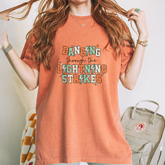 Dancing Through The Lightning Strikes Vintage Soft Unisex T-shirt 