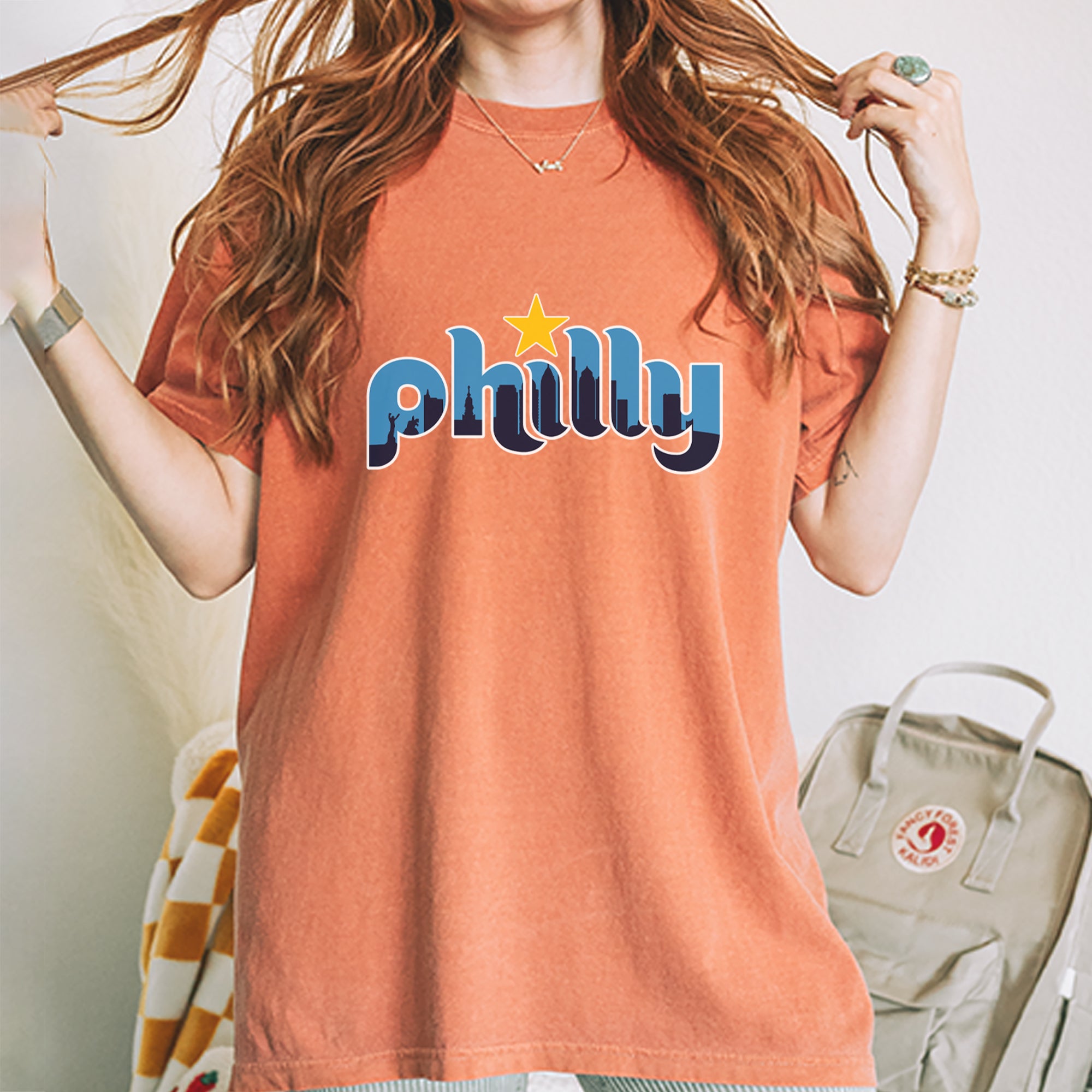 Skyline Philly Philadelphia Vintage Soft Unisex T-shirt 
